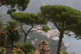 lovely view from Ravello onto coast