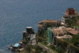 on way to Amalfi, the swimming pool is our hotel's