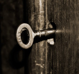 Key to door by Dennis