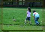 Seulement de jeunes curieux! Only curious kids.