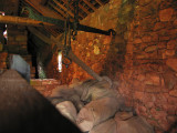 Inside the furnace