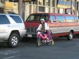 i loved this ladys getup. saw her on haight, then later her on valencia!
