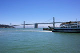 San Francisco-View Of Bay Bridge From Ferry Terminal