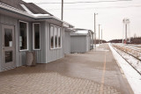 Moosonee station platform view looking south