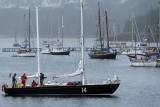 Pen Duick II lors du rassemblement de vieux gréements Douarnenez 2008