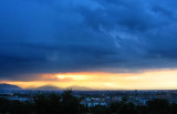 The mountains of Lanzo valley from my window