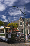 Tram at the Art Centre, Christchurch, New Zealand