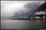Approaching Juneau in the rain