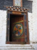 The main gate entrance to Trongsa Dzong, Bhutan