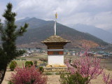 Gangtey Palace Hotel gardens, Paro, Bhutan