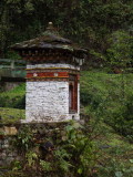 Chorten at Shaten Camp, Mo Chhu, Bhutan