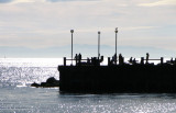 Dundarave Pier silhouettes