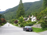 Redonda Drive at the foot of Grouse Mountain, North Vancouver