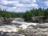 Penobscot Rivers West Branch at The Cribworks Rapids