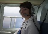 Molly in Helicopter