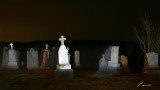 ghost in the graveyard 6810 light painting  