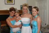 The Girls: James Sister Kandi her little girl Maggie, the Bride Holly and Kelli Hollys good friend