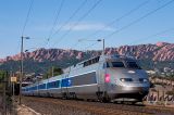 Heading to Marseille, a TGV Rseaux between Agay and Le Dramont.