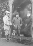 King George V and Queen Mary outside York cottage