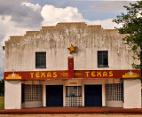 The Texas facade.