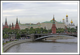 Kremlin Towers and Moscow River