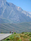 Mountains surround the valley