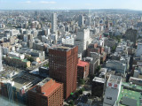 Sapporo from the top of JR Tower.