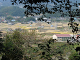 Another hill top view. Tonight,  we stealth camped at a middle school in Nakanajo city.