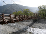 The Myojin Bridge along our hike.