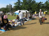 Local flea market at the castle ruins.