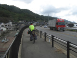 On the road again. Sometimes, its just safer on the sidewalks.