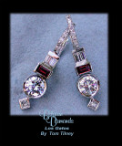 Lynns Diamond Ruby Platinum Earrings.jpg