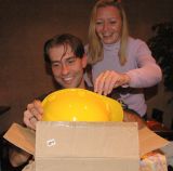 Eric est en chantier par ce cadeau