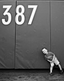 On the warning track