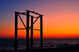 Sunset at the dead Pier, Brighton