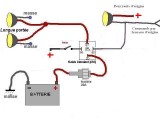 Driving/Fog Lamps Schematic Diagram - Longue Portee