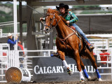 Lady Barrel Racing