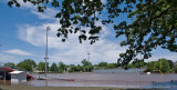 Football field flood