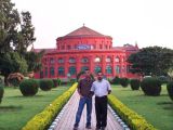 with Rajesh at Central Library,  Bangalore