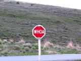 Wyoming Stop Sign.