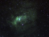 The Bubble Nebula en falso color