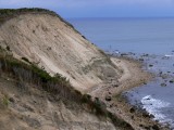 Hikers on the beach