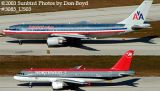American Airlines A300B4-605R N50051 & Northwest Airlines A320-212 N365NW airline aviation stock photo #3085_US03
