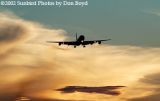 Sunsets and McDonnell Douglas DC-8 Stock Photos Gallery