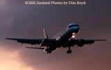 UPS B757-24APF N456UP airliner sunset aviation stock photo