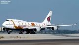 Thai Airways International B747-4D7 HS-TGJ airliner aviation stock photo