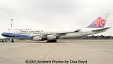 China Airlines B747-409 B-18207 airliner aviation stock photo