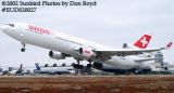 Swiss MD-11 HB-IWM airliner aviation stock photo
