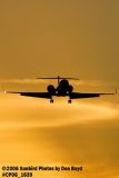 EWS LLCs Gulfstream Aerospace GV-SP (G-550) N235DX sunset corporate aviation stock photo #CP06_1639V