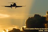 EWS LLC's Gulfstream Aerospace GV-SP (G-550) N235DX sunset corporate aviation stock photo #CP06_1640H